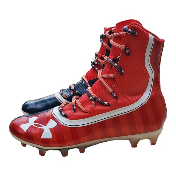 Under Armour Highlight Limited Edition USA Football Cleats 3021191-600 Size 9.5 - Picture 3 of 9